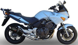 Système D'Échappement Complet Avec Catalyseur Et Homologation Acoustique Furore Aluminium Noir - Gpr Compatible Avec Honda Cbf 600 - N (2004-2006)