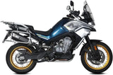 Système D'Échappement Homologué Au Niveau Sonore Speed Edge Acier Noir Carbon - Mivv Compatible Avec Cfmoto 800 Mt (2022-2024)