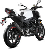Système D'Échappement Homologué Au Niveau Sonore Ak-1 Acier Noir - Mivv Compatible Avec Cfmoto 450 Nk (2023-2024)