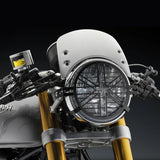 Aluminium Saute-Vent Court - Rizoma Compatible Avec Triumph Thruxton 1200 R (2016-2020)