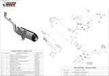 Système D'Échappement Complet Avec Catalyseur Et Homologation Acoustique Urban Acier - Mivv Compatible Avec Gilera Nexus 250 (2006-2007)