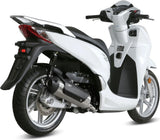 Système D'Échappement Complet Sans Catalyseur Et Homologué Au Niveau Sonore Urban Acier - Mivv Compatible Avec Honda Sh 300 (2015-2016)