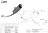 Complete Catalytic Exhaust System With Sound Certification Urban Stainless Steel - Mivv Compatible With Kymco Dink Street 300 (2009-2012)