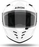 Casque Intégral Pour Moto Airoh Connor - Cn14 Thermoplastic Hrt Blanc Gloss Color Taille L