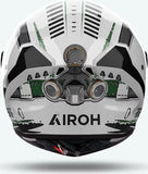 Casque Intégral Pour Moto Airoh Connor - Cnal17 Thermoplastic Hrt Gloss Alligator Taille Xxl