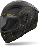 Casque Intégral Pour Moto Airoh Connor - Cntit35 Thermoplastic Hrt Titane Mat Taille Xs