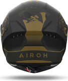 Casque Intégral Pour Moto Airoh Connor - Cntit35 Thermoplastic Hrt Titane Mat Taille L