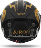 Casque Intégral Pour Moto Airoh Connor - Cnz35 Thermoplastic Hrt Mat Zeus Taille L