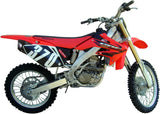 Système D'Échappement Complet Sans Catalyseur Et Homologué Au Niveau Sonore Furore Aluminium Noir - Gpr Compatible Avec Honda Crf 250 R (2003-2005)
