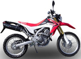 Système D'Échappement Complet Avec Catalyseur Et Homologation Acoustique Furore Aluminium Noir - Gpr Compatible Avec Honda Crf 250 L (2013-2016)