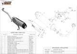 Système D'Échappement Complet Avec Catalyseur Et Homologation Acoustique Urban Acier - Mivv Compatible Avec Suzuki Uh 150 Burgman (2002-2006)