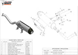 Complete Catalytic Exhaust System With Sound Certification Urban Stainless Steel - Mivv Compatible With Suzuki An 400 Burgman (2003-2006)