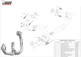 Tuyau De Raccordement Non Catalysé - Mivv Compatible Avec Ducati Hypermotard 1100 (2007-2009)