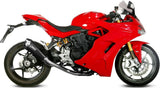 Système D'Échappement Non Catalysé Et Homologué Au Niveau Sonore Delta Race Acier Noir Carbon - Mivv Compatible Avec Ducati Supersport 939 - S (2017-2020)