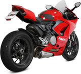 Système D'Échappement Non Catalysé Et Homologué Au Niveau Sonore Delta Race Acier Carbon - Mivv Compatible Avec Ducati Streetfighter V2 (2022-2024)