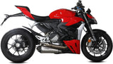 Système D'Échappement Catalytique Avec Homologation Acoustique Delta Race Acier Carbon - Mivv Compatible Avec Ducati Panigale V2 (2020-2024)