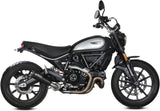 Système D'Échappement Catalytique Avec Homologation Acoustique X-M1 Acier Noir - Mivv Compatible Avec Ducati Scrambler 800 Icon (2021-2022)