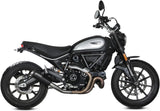 Système D'Échappement Non Catalysé Et Sans Homologation Acoustique X-M1 Acier Noir - Mivv Compatible Avec Ducati Scrambler 800 Icon (2021-2022)