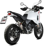 Système D'Échappement Homologué Au Niveau Sonore Dakar Titanium - Mivv Compatible Avec Ducati Desert-X (2022-2024)