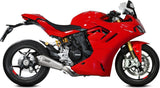Uncatalysed Exhaust System Without Sound Certification Delta Race Stainless Steel Carbon - Mivv Compatible With Ducati Supersport 950 - S (2021-2024)