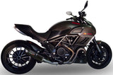 Échappement Sans Homologation Sonore Furore Aluminium Noir - Gpr Compatible Avec Ducati Diavel 1198 (2011-2016)