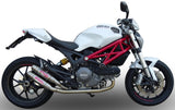 Complete Catalytic Exhaust System With Sound Certification Deeptone Stainless Steel - Gpr Compatible With Ducati Monster 1100 (2009-2010)