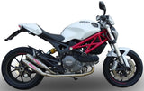 Système D'Échappement Complet Avec Catalyseur Et Homologation Acoustique Deeptone Acier - Gpr Compatible Avec Ducati Monster 1100 (2009-2010)