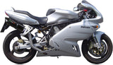 Dual Exhaust System With Sound Certification Furore Aluminium Black - Gpr Compatible With Ducati Super Sport 900 S (2002-2007)