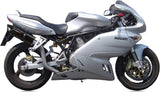 Double Sortie D'Échappement Homologuée Au Niveau Sonore Furore Aluminium Noir - Gpr Compatible Avec Ducati Super Sport 750 S (2001-2002)