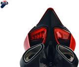Système D'Échappement Complet Sans Homologation Acoustique Force Full Titanium Carbon Cap - Termignoni Compatible Avec Ducati Panigale 1199 (2012-2018)