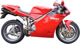 Double Sortie D'Échappement Homologuée Au Niveau Sonore Furore Aluminium Noir - Gpr Compatible Avec Ducati 748 - S - Sp - Sps - R - Rs (1995-2002)