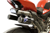Échappement Sans Homologation Sonore Wsbk Replica Full Titanium Noir Carbon Cap - Termignoni Compatible Avec Ducati Panigale V4 (2018-2023)