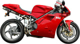 Système D'Échappement Homologué Au Niveau Sonore Deeptone Acier - Gpr Compatible Avec Ducati 996 - S - Sps (1998-2001)