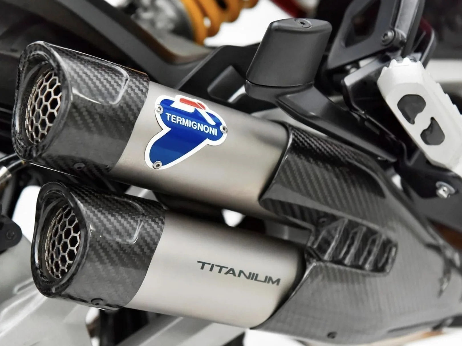 Système D'Échappement Homologué Au Niveau Sonore Titanium - Termignoni Compatible Avec Ducati Multistrada V4 (2021-2022)