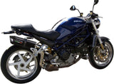 Double Sortie D'Échappement Homologuée Au Niveau Sonore Furore Aluminium Noir - Gpr Compatible Avec Ducati Monster S4 (2001-2003)