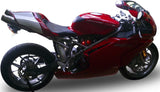 Double Sortie D'Échappement Homologuée Au Niveau Sonore Deeptone Acier - Gpr Compatible Avec Ducati 749 (2003-2007)
