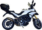 Système D'Échappement Catalytique Avec Homologation Acoustique Trioval Acier - Gpr Compatible Avec Ducati Multistrada 1200 (2010-2014)