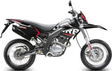 Système D'Échappement Homologué Au Niveau Sonore Furore Aluminium Noir - Gpr Compatible Avec Derbi Senda 125 R - Sm (2004-2012)