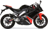 Système D'Échappement Complet Avec Catalyseur Et Homologation Acoustique Ghost Aluminium - Gpr Compatible Avec Derbi Gpr 125 (2009-2010)