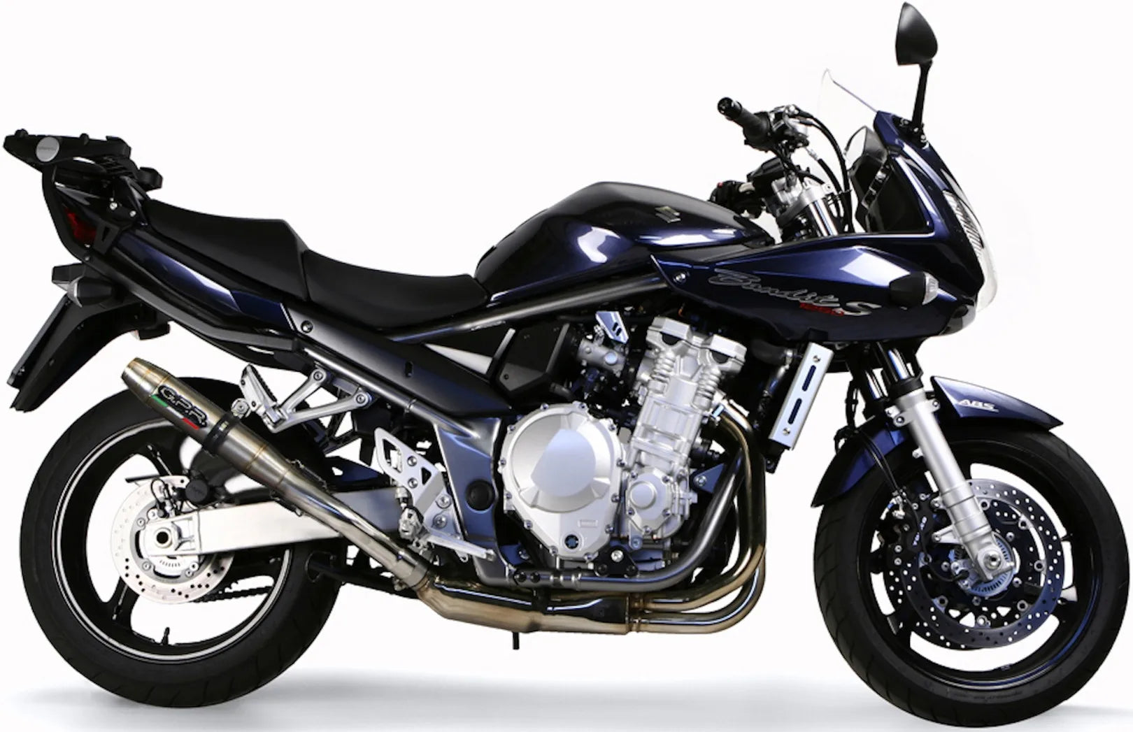 Système D'Échappement Homologué Au Niveau Sonore Deeptone Acier - Gpr Compatible Avec Suzuki Gsf 1250 Bandit - S (2007-2012)