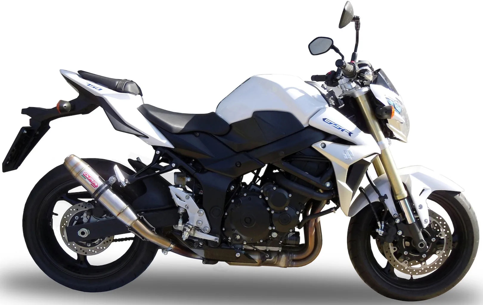 Système D'Échappement Homologué Au Niveau Sonore Deeptone Acier - Gpr Compatible Avec Suzuki Gsr 750 (2011-2015)