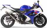 Double Sortie D'Échappement Homologuée Au Niveau Sonore Deeptone Acier - Gpr Compatible Avec Suzuki Gsx-R 1000 K7 (2007-2008)