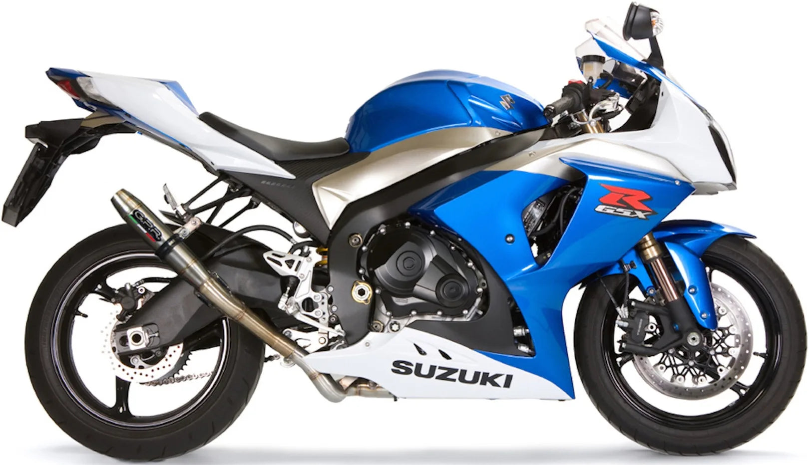 Système D'Échappement Homologué Au Niveau Sonore Deeptone Acier - Gpr Compatible Avec Suzuki Gsx-R 1000 K9 (2009-2011)