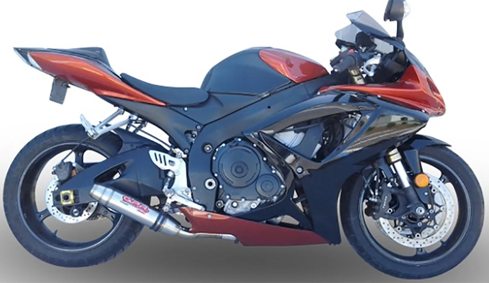 Système D'Échappement Catalytique Avec Homologation Acoustique Deeptone Acier - Gpr Compatible Avec Suzuki Gsx-R 600 K6 (2006-2007)