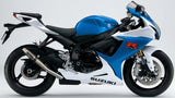Système D'Échappement Homologué Au Niveau Sonore Deeptone Acier - Gpr Compatible Avec Suzuki Gsx-R 750 K8 (2008-2010)