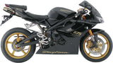 Système D'Échappement Homologué Au Niveau Sonore Deeptone Acier - Gpr Compatible Avec Triumph Daytona 675 (2006-2008)