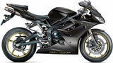 Système D'Échappement Catalytique Avec Homologation Acoustique Deeptone Acier - Gpr Compatible Avec Triumph Daytona 675 (2009-2012)