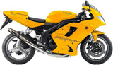 Exhaust Tip With Noise Certification Deeptone Stainless Steel - Gpr Compatible With Triumph Daytona 955 (1999-2001)
