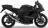 Exhaust Tip With Noise Certification Deeptone Stainless Steel - Gpr Compatible With Triumph Daytona 955 (2002-2005)