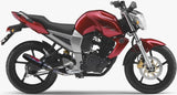Système D'Échappement Complet Sans Catalyseur Et Homologué Au Niveau Sonore Deeptone Acier - Gpr Compatible Avec Yamaha Fz-16 Byson 160 (2010)